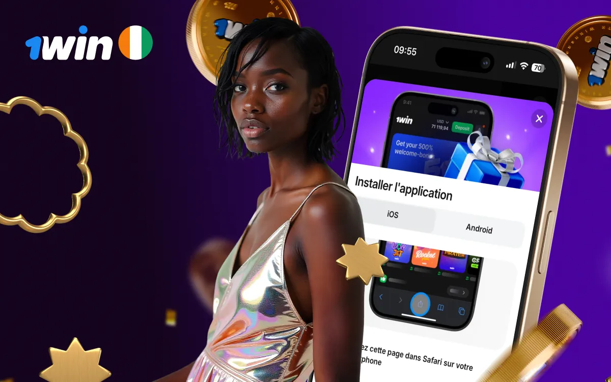 1win App CI: APK Android 5.0, PWA iOS Safari, Bonus 2026